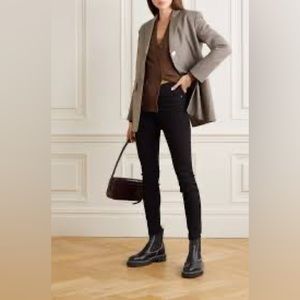 Frame Le skinny black De Jeanne crop jeans